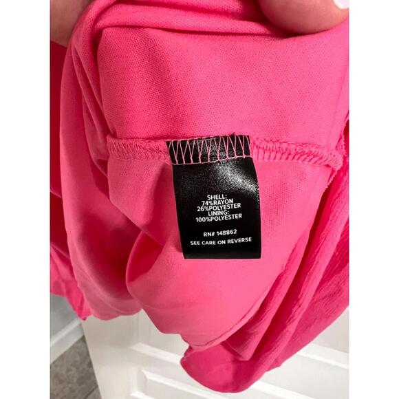 NWT Bright Pink Torrid Mini Washable Gauze Hi Low Waist Tunic Dress Sz 1 - Picture 7 of 9